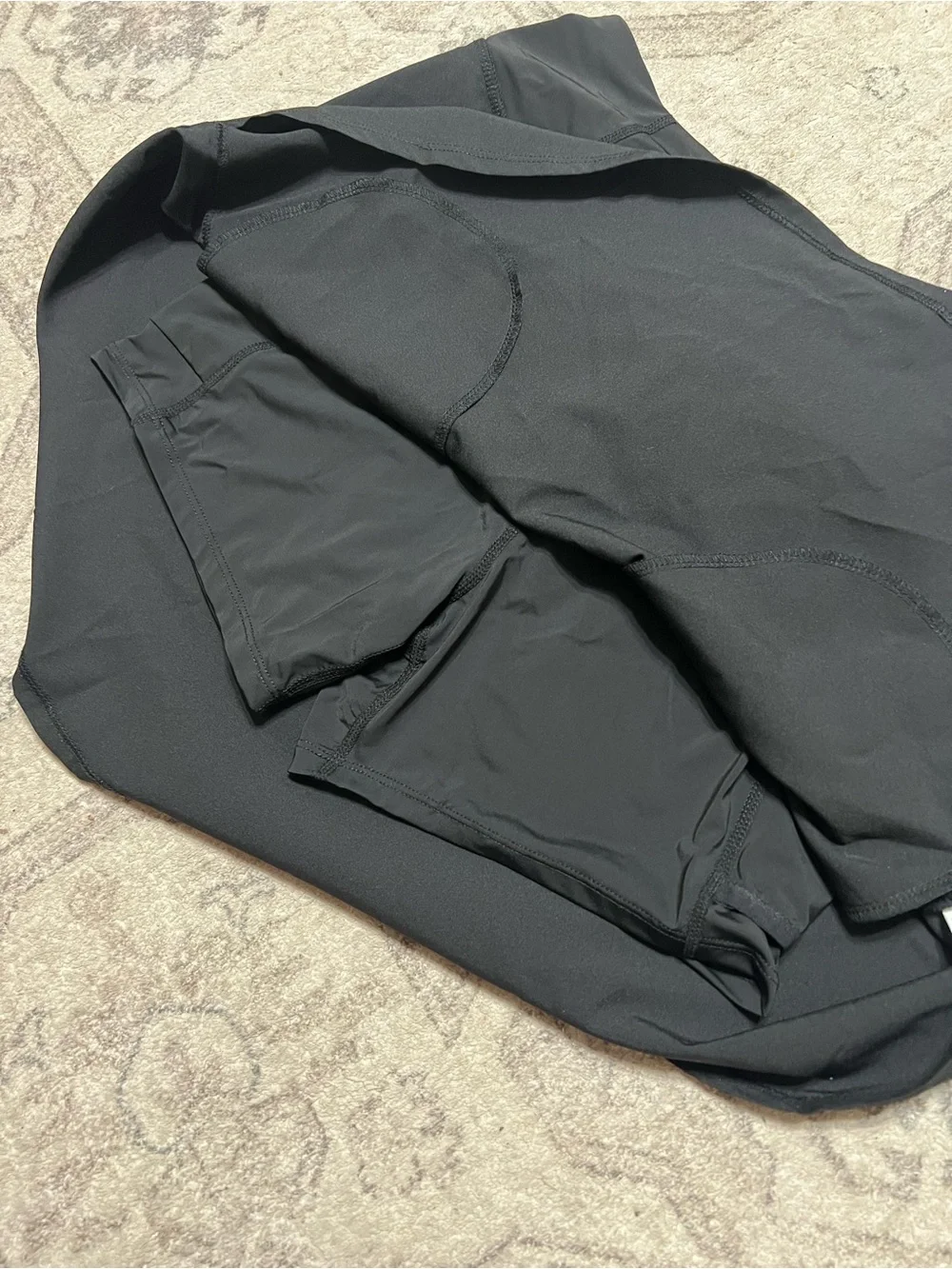 Antigua Black Detroit Lions Chip Skort